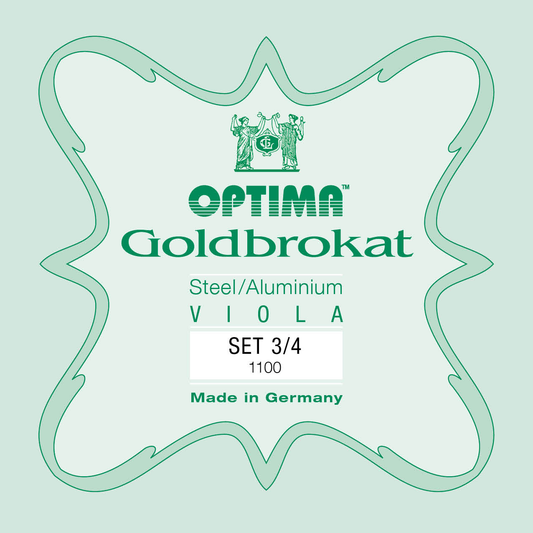 Set Cuerdas Viola 3/4 Optima Goldbrokat